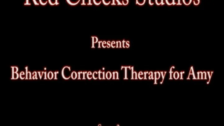 New Behavior Correction Therapy for Amy 3.2