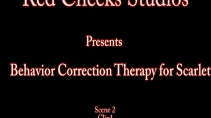 Behavior Correction Therapy for Scarlet Scene2 Clip1