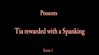 Tia rewarded with a Spanking Scene 1 Full