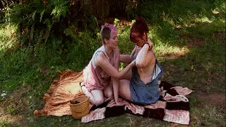 Two naughty girls picnic Scene 1