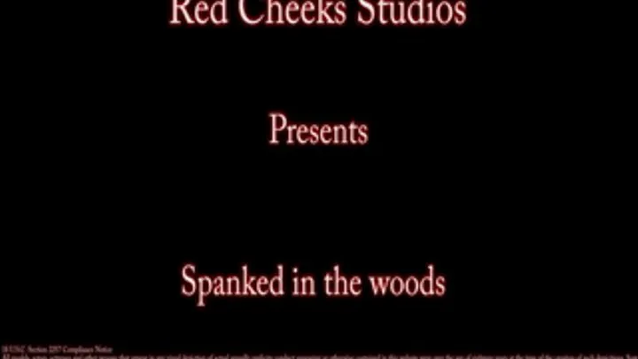 Spanked in the Woods Full Scene