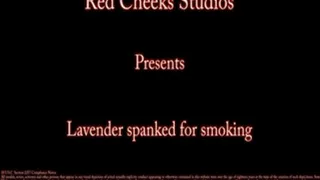 Smoking Redhead Spanked Red