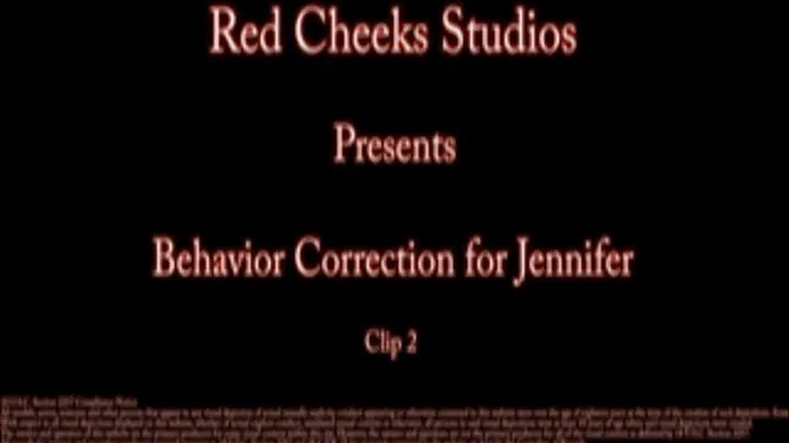 Behavior Correction Therapy for Jennifer Clip Two
