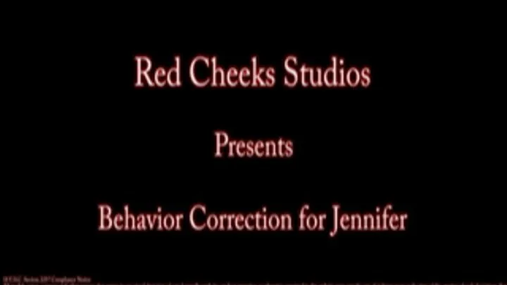 Behavior Correction Therapy for Jennifer