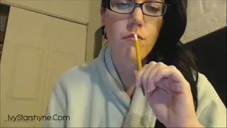 Biting On A Pencil // 1080p