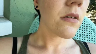 Collarbone and Belly Cocktease Hiccups