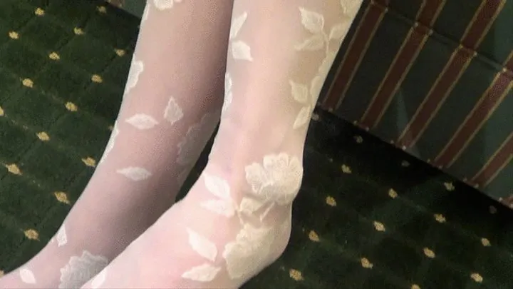 Naomi Clark (Pro) White French Pantyhose