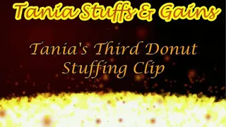 Clip #003 - Tania's third donut stuffing