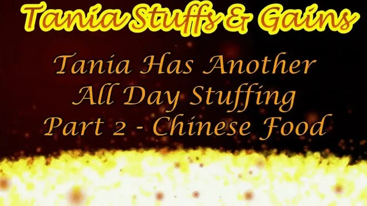 Clip #132c - Another All Day Stuff - Part 2 - Dinner - Multiple Portions of Chinese Food