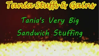 Clip #125b - Tania's Very Big Sandwich Stuffing