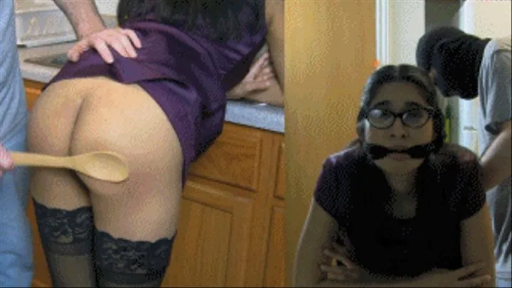 Housewife eRica gets robbed and spanked while getting ready for Thanksgiving