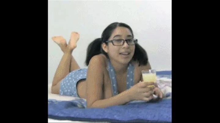 eRica drinks a glass of cum while telling you about what kind pervert you are. .