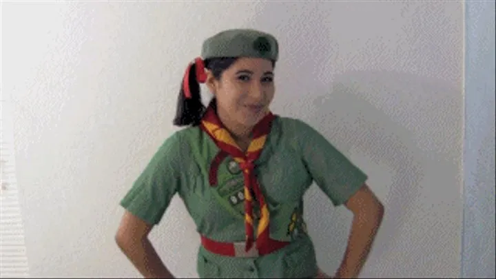 Girl Scout eRica earns Handjob merit badge!