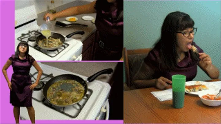 erica cooks a omelette using cum instead of eggs!