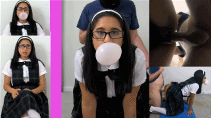 Bubble Gum Bitch eRica gets fucked and creampied as punishment for her bubble gum addiction! Full Intro