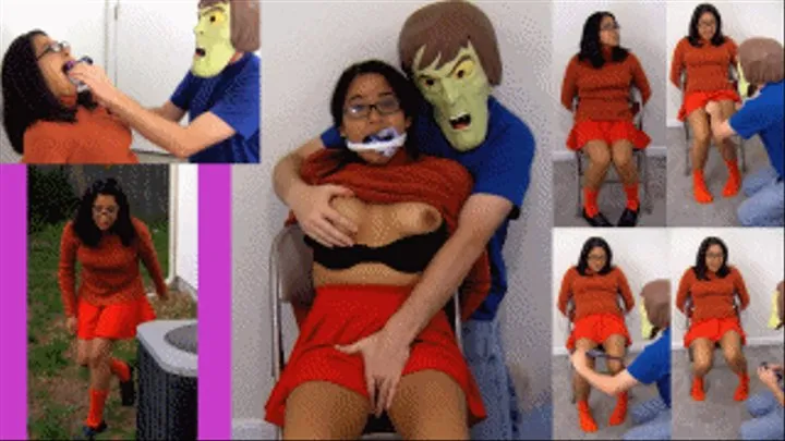 Velma gets her tits and nipples squeezed by the Creeper
