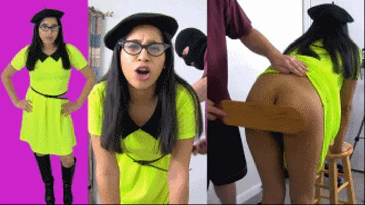 Fashion intern eRica gets spanked!