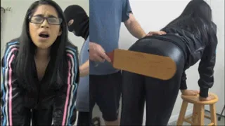 Adidas whore eRica gets caught sexting another man and gets her ass punished