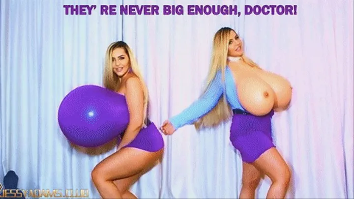 Not big enough, I want even bigger boobs now!!!