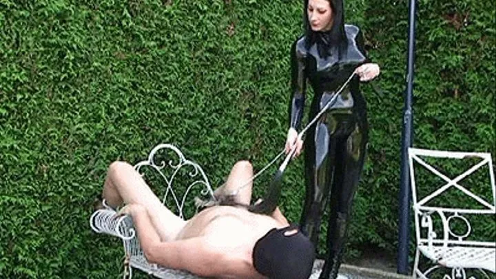 Rubber Mistress owns your genitals - 1