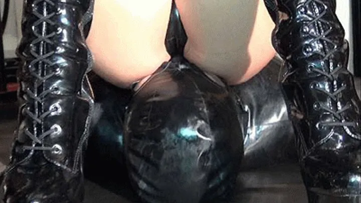 Your nose in My Latex Thong - 3