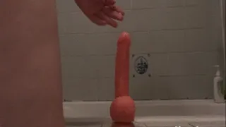 Bathroom Dildo Ride