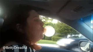 Driving Gum Bubbles