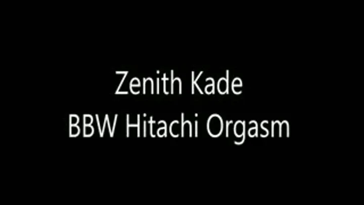 BBW Hitachi Orgasm