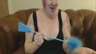 BBW Tickling herself!