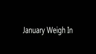 New year weigh in