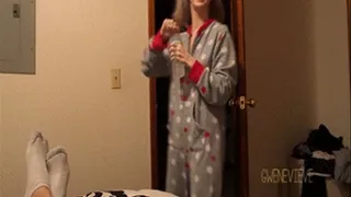 Blowjob in my Footy Pajamas & Pigtails DELETING SOON