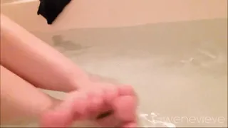 Foot Worship in the Bath