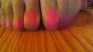 Pink Toenail Tease