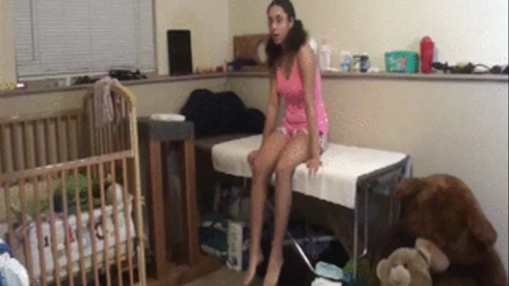 Adriana Spanked and Diapered Before Going Out