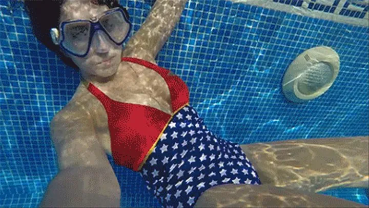 Wonder Woman Underwater