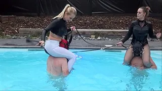 Shoulder Ride Practice in the pool - Part Two - 1