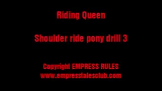 Shoulder Ride pony drill - 3