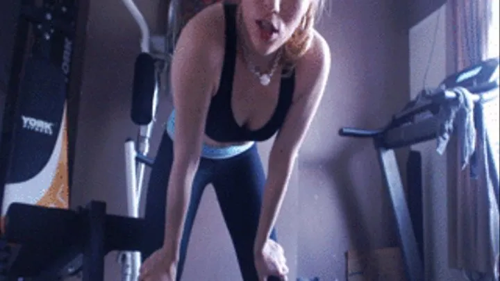 mistress is working out and needs a clean up slave