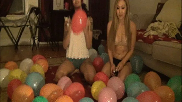 Balloon Popping With Mitsuko Doll