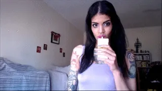 Goddess Smoking Allure and Sensual Conversation