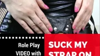 Suck My Strap On: Role Play Video with Glitter Goddess