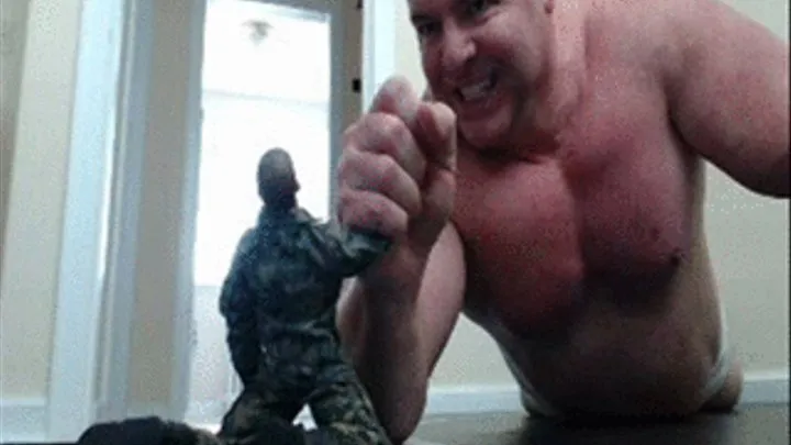 GI Joe Challenges the Giant to Arm Wrestle