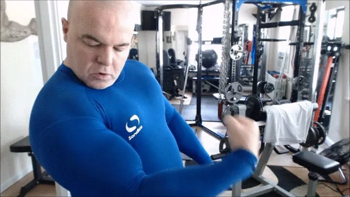 Blue Lycra Flex and Cum