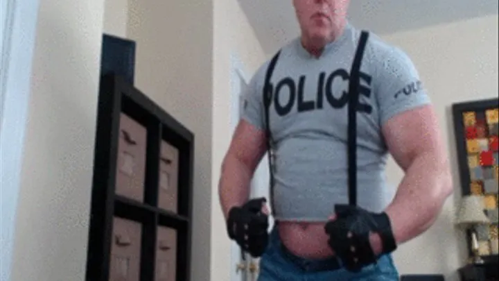 Redneck Muscle-Gut Cop Step-Daddy