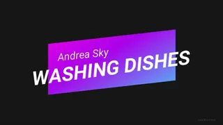 WASHING DISH NAKED AGAIN