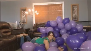 Purple Balloon Clusters - Kylie Jacobs