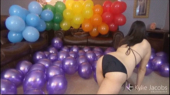 Heel Pop Purple Metallic Balloons - Kylie Jacobs