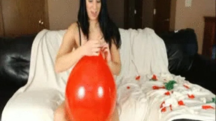 Kylie Deflating and Riding Balloons Balloon Fetish - Kylie Jacobs