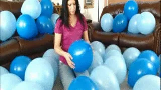 50 Blue Balloons Fetish - Kylie Jacobs