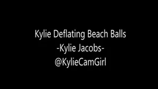 Deflating Beach Balls Inflatables Fetish - Kylie Jacobs